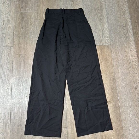 NWT! Banana Republic Black SOHO High-Rise Wide-Leg Wool Pant - Multiple🤎 - Picture 16 of 16